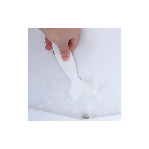 2 st Plast Avfrostningsskrapa Frys Is Skrapa Verktyg Vit