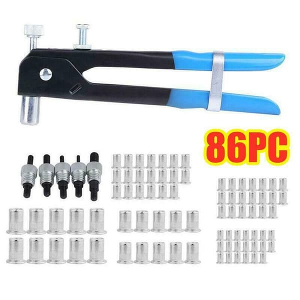Med M3-m8 Blind Rivet Nut Thread Insert Manuell Rivet Gun Tool Wrench Kit