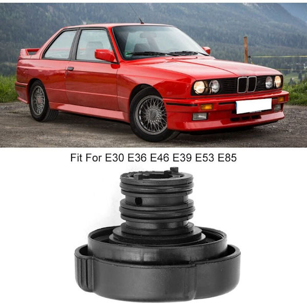 Kylarvätskeexpansionsvattenbehållarens lock passar till E30 E36 E46 E39 E53 E85 1
