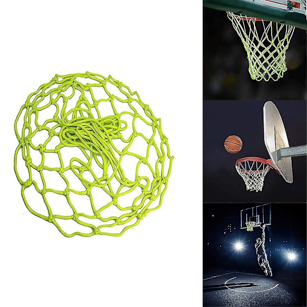 Glødende lys skytetrening lysende basketballnett bakplate ballnett nylon basketballkurvnett