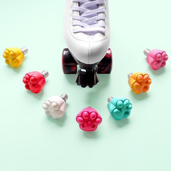 Kumikengän jarrupalat Roller Skates Rose Red