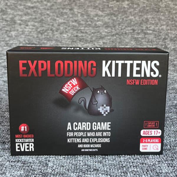 Eksploderende kattunger kortspill original komplett boks