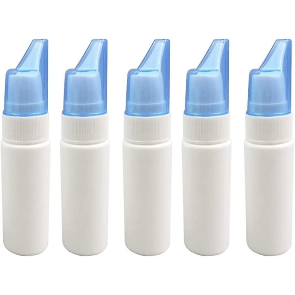 5 stk Nesesprayflasker Tomme nesesprayflasker av plast Gjenbrukbare Inneholder