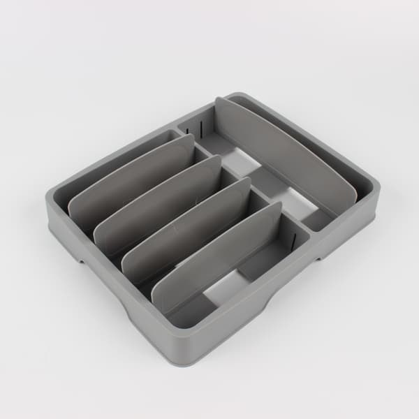 Harmaa bambu modulaarinen aterintaso