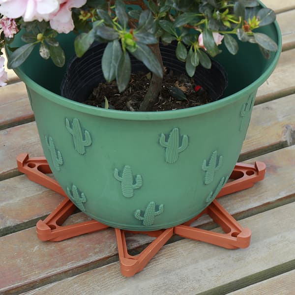 24 stk. 7*5,5*2,3CM indendørs/udendørs trekantede blomsterpottefødder