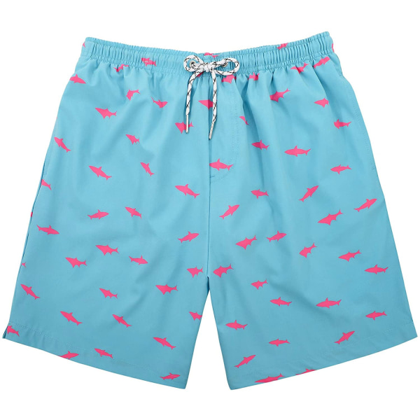 Hurtigtørkende badedrakt badebukser herre badebukser herre strandshorts med lomme S