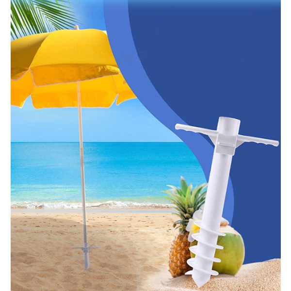 Spiral Parasolholder, Parasolholder, Jordfeste for Strand/Sand/Plen/Jord, for 25-37mm Stenger, 24*38cm