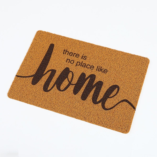 1 kpl \"home\" sisä- ja ulkokäyttöön sopiva ovi- ja eteisenmatto, liukumaton ja pölyä hylkivä ulko-ovi, 40 x 60 cm