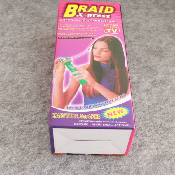 Praktisk DIY fletningsværktøj til pigefrisure Twist Braid, Pink