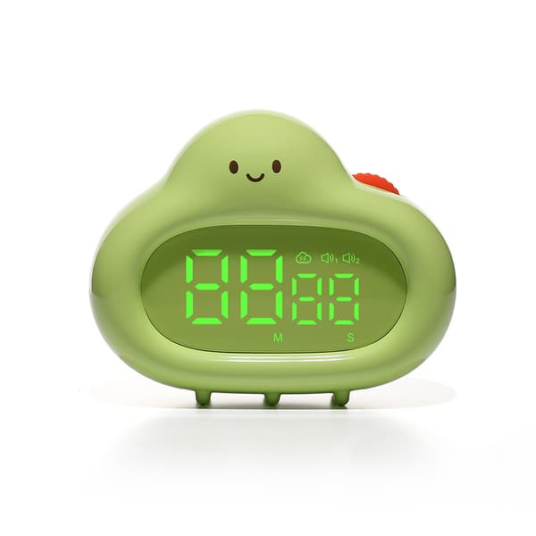 Barnens tecknade timer, kökstimer med stor LED-skärm