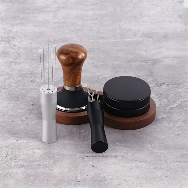 Espressoblender, rustfrit stålpudderdispenser, stiftdispenser med håndtag