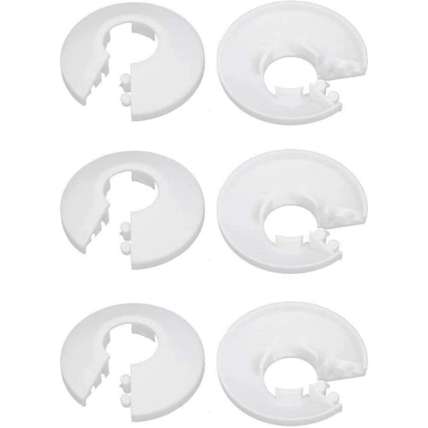 Enkel installation av plast radiator escutcheon vattenrör avloppsrör täcklock C