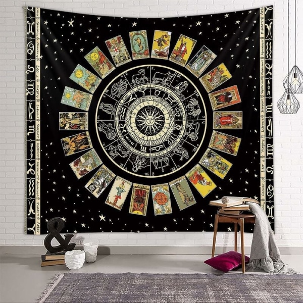 - Tarot Divination Väggbonad - Abstrakt Konst - Psykedelisk Väggdekor för