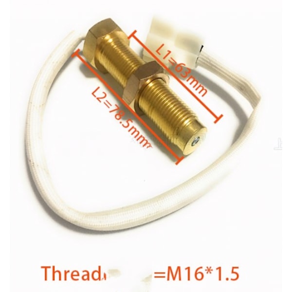 Universell 2-tråds varvtalsgivare sensor M16 (M16 x 1.5)
