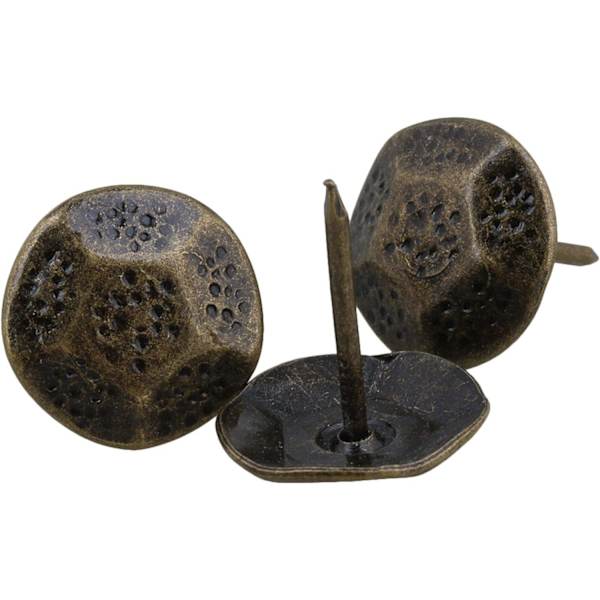 Set med 50 brons dekorativa spikar 25 x 22mm