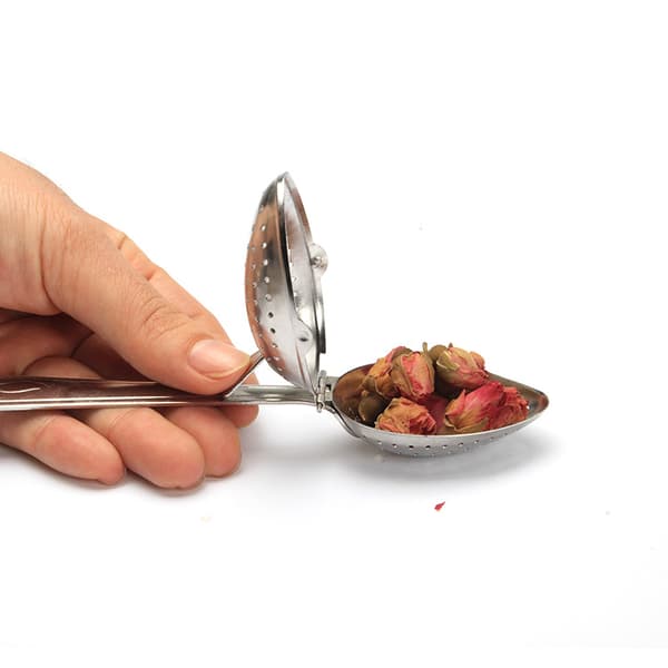 3 stk rustfritt stål teinfuser, 14 x 3,7 x 3 cm
