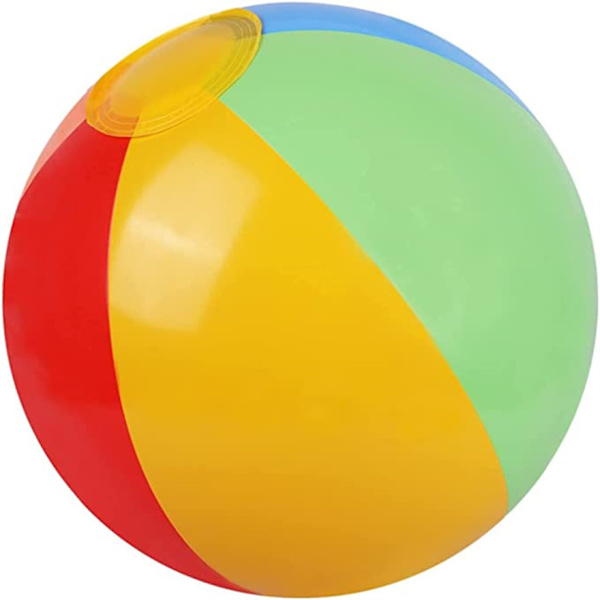 Strandboll (6 st) innehåller 6 uppblåsbara strandbollar i 40 cm, strandbollar P