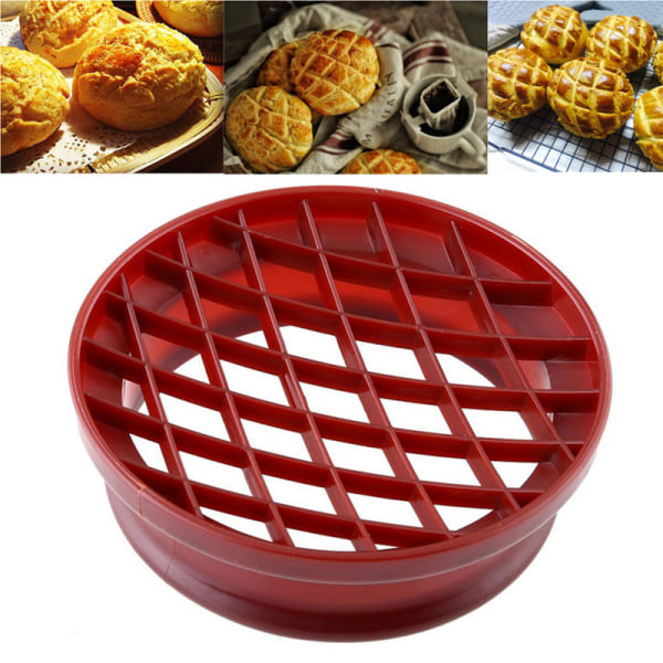 1 st Plast Kakbröd Form Ananas Dome Bulle Form Bageri Tillbehör Plunger