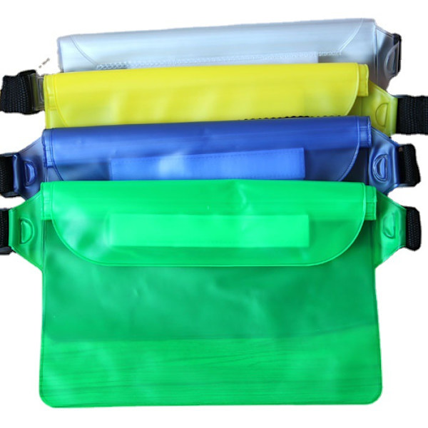 Vattentät påse med justerbar midjerem (2-pack) Vattentät midjeväska