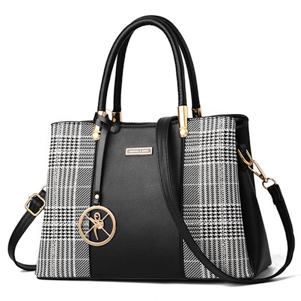 Dames Læder Håndtaske Designer Skulder Tote Crossbody Taske Elegant Top Håndtag Taske til Damer