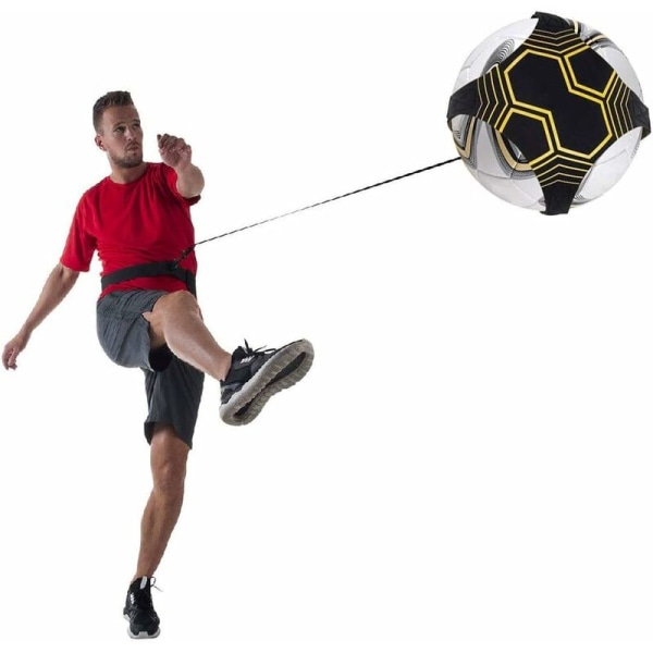 Fotbollsträningsbälte, justerbart elastiskt fotbollsbälte för barn och vuxna