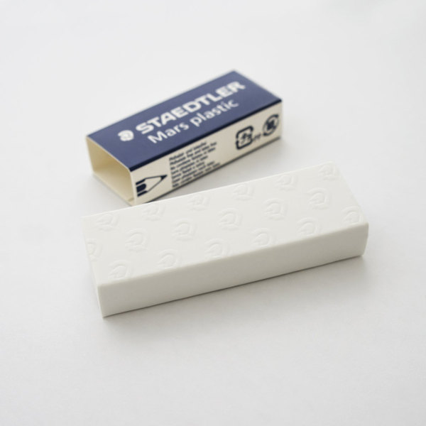 Mars Plastic Eraser Pack Of  Plastic Mini, White