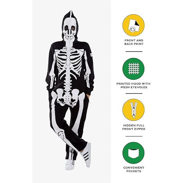 Naisten Halloween-kalloasu - Mukava ja helppo aikuisten vartaloasu
