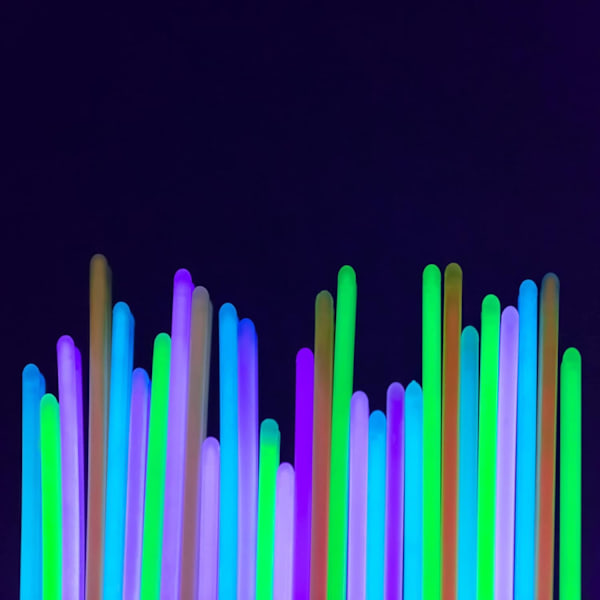 Glow Sticks Bulk Party Supplies | 100 st 8 tum Glowsticks med kopplingar