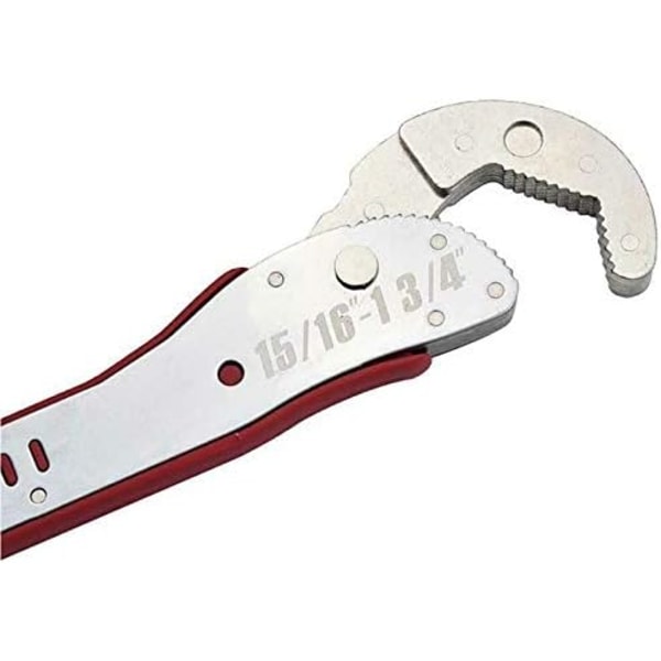 9-45mm Multifunktionel Justerbar Nøgle Universal Magic Clip-on Nøgle til Alle Former af Møtrikker, Bolte, Rør
