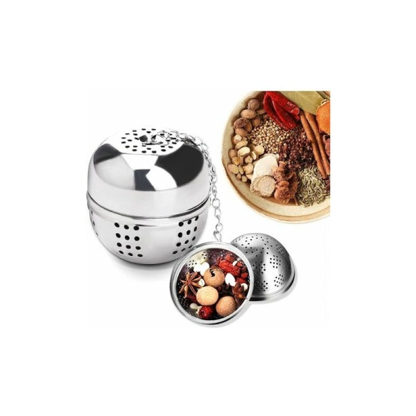 2 stk. rustfrit stål te-infuser te-infuser, te-infuser si til te, krydderier og de fleste kopper og tekande, Fonepro