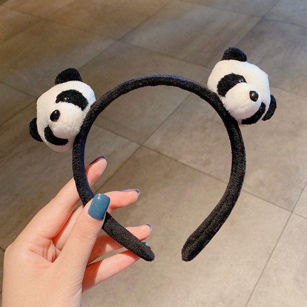 Panda-øre-pandebånd - Dyre-pandebånd, Tegneserie Panda-pandebånd Plys