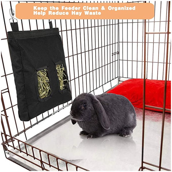 Guinea Pig Hay Bag Rabbit Feeding Bag Hay Feeder Bag for Small Animals Hang