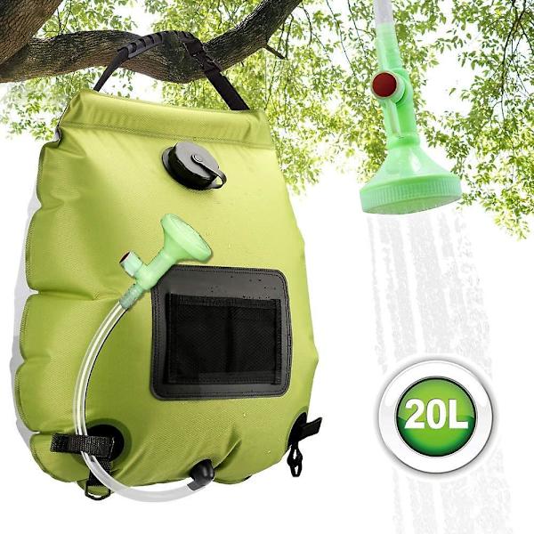 SolsDuschsäck, 20l SolsDuschsäck Bärbar Fällbar Duschtemperatur