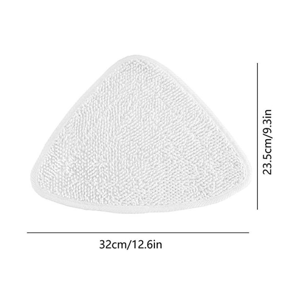 4 stk. erstatningstrekantede mikrofibermopper til dampmopper for O-Cedar Ste