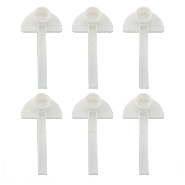 6PCS Bi-entré Feeder Vatten Dispenser Dryckeshållare Biodlare Verktyg Matare Biodling Andnäbb Form Verktyg Dispenser Öl Hållare