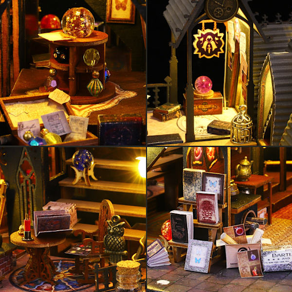 Dukkehus Miniatyrsett, Miniatyr Dukkehussett for Dekorasjon C