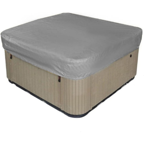 210D Garden Square Hot Tub Spa Cover Replacement Waterproof Recta