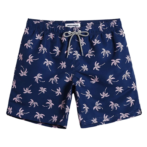 Badbyxor för män med snabbfintorkande badshorts med meshfoder, roliga badkläder