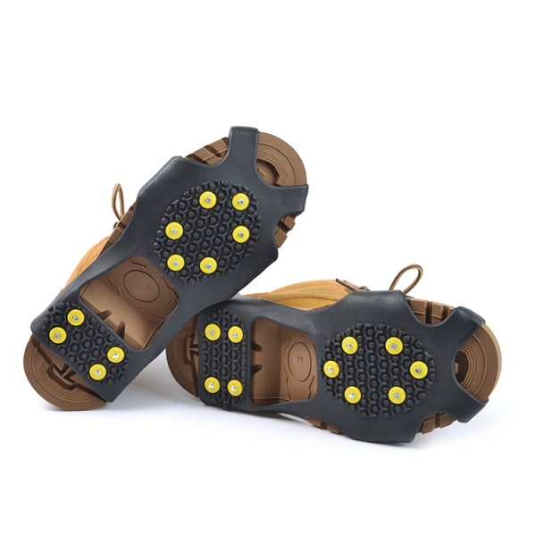 Pigge / Anti-slip med knopper - Greb til sko Sort L:21.5*13.5
