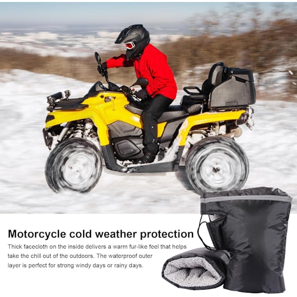 Styrhandskar, Motorcykel Styrhandskar Termisk Fleece Styrhandskar Vinter Vattentäta Motorcykelhandskar Vinter Varma Cykelhandskar Vinterhandskar