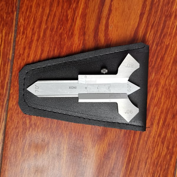 Svetsmätare 4 Visningsvinklar på Kropp 60° 70° 80° 90° Svetshöjdskontroll Fillet Tjocklek Fasvinkel