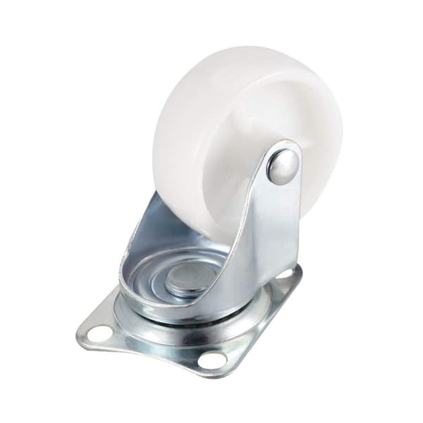 Antall: 4 stk 25mm Nylon Mini Svingbare Hjul for Møbler, A
