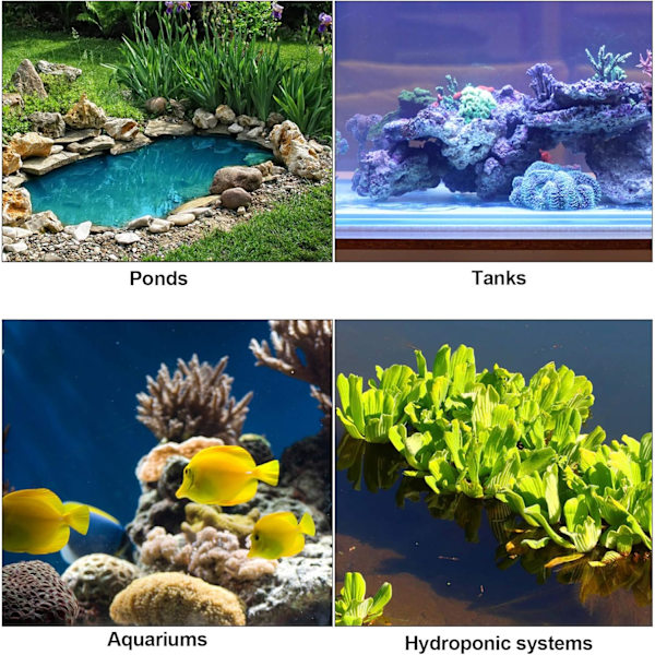10 Stykker Akvarium Luftsten, Akvarium Luftudløsersten, Boble, Cylinder kompatibel Akvarium Fisketank Pumpe og Hydroponik
