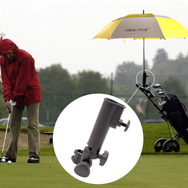 Golfvagnsparasollhållare, Justerbar Nylonparasollhållare för Golfvagn
