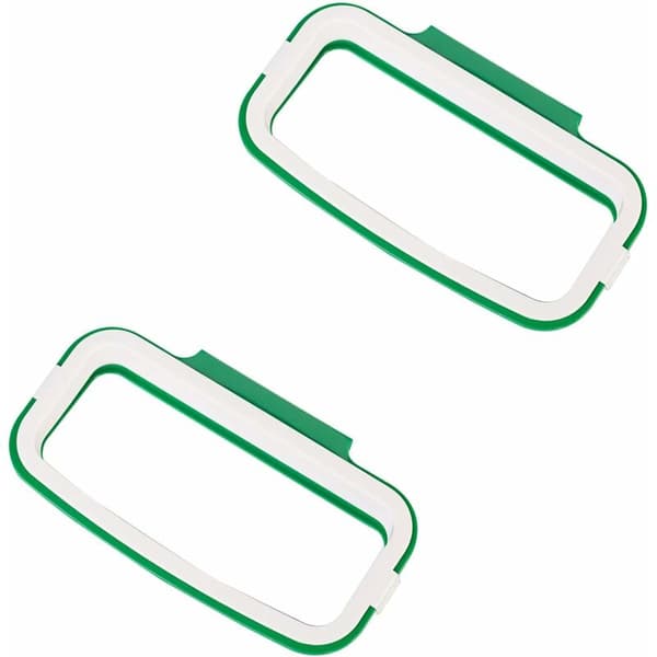 2 stk. hengende søppelposeholder, søppelposeoppbevaringsstativ, søppelposeholder