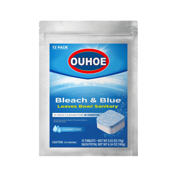 Ultra Clean Toilet Tablets Bleach & Blue, Rain Clean Scent