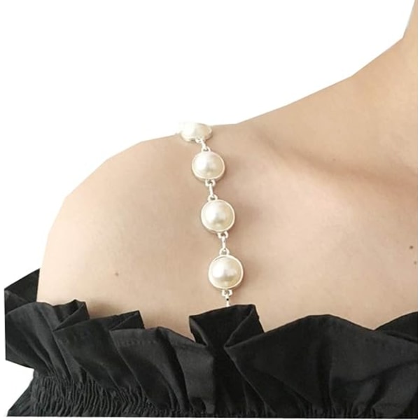 Justerbare skulderstropper Rhinestone bh-stropper udskiftning til bh-toppe D