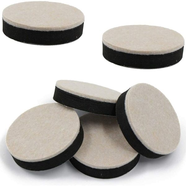 Möbelben Möbelhöjare - 4 st Diameter: 63,5 mm Höjd: 16,5 mm Sänghöjare Kan Användas I Staplar Ökad Höjd Tyst Och Slitstark.