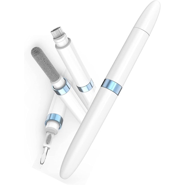 1 stk. ørepropp-rengjøringspenn 4 i 1 multifunksjonell Airpod-rengjøringssett myk børste