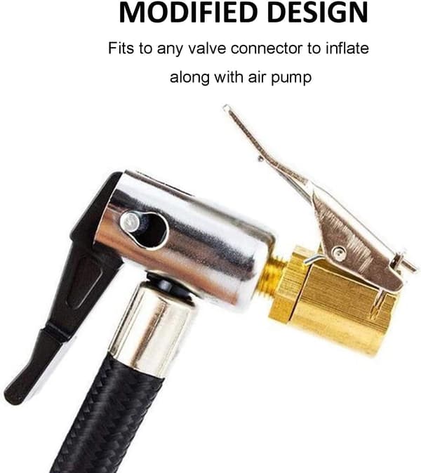 4 stk. 8mm bilventil adapter, messingventil til bil- eller lastbilhjul, til pneumatisk messingkompressor